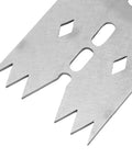 Close-up of Premium Stainless Steel Wood Board Fixing Clamp With Pointed Teeth Dogs for secure slab clamping.