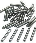 Knockout Quality Heavy Hitter 30 Pack 1/8 X 3/4 Inch Alloy Steel Dowel Pins for DIY furniture and shelf support.