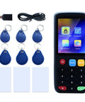 All In One RFID Reader Writer For Access Control Systems, Multi Frequency Copier For 125KHz To 13.56MHz IC Cards And Fobs