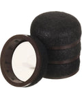 Four Pack Round Felt Furniture Sliders Smooth Floor Glides For Table And Chair Leg Protectors Heavy Duty Black Glide Pads Save Hardwood Surfaces From Scratches Slide Like Butter Always, featuring black felt pads.