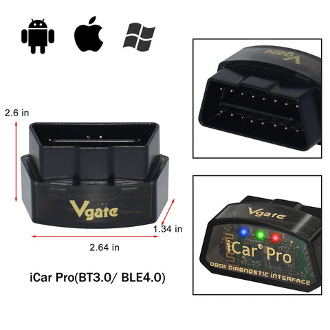 Awesome OBD2 Bluetooth Code Reader For Android iOS And Windows Fast 38Kbps Data Transfer Auto Sleep And Wake Overload And Heat Protection