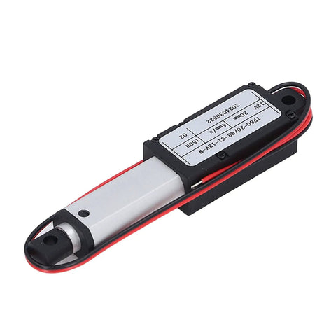 Heavy Duty 12v Electric Linear Actuator With Smooth Push Pull Rod For Home Automation And Diy Garage Upgrades, aluminum construction.