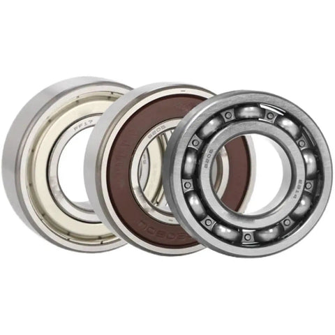Hella Durable High Temperature Deep Groove Ball Bearing Heavy Duty ZZ Shielded Precision Engineered close-up view of three bearings