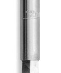 QWORK wood auger drill bit, 1/2 in diameter x 16 in length, 3/8 in hex shank, steel (close-up)
