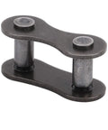 Beefy Heavy Duty Bike Chain Master Link 10 Pack Solid Steel Connector For Road And Mountain Cycles viewed from the side showing two steel pins.