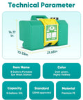 8 Gallon Portable Eyewash Station With Wall Mount Bracket OSHA Approved Gravity Fed Emergency Eye Wash Kit