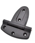 Heavy Duty Black Plastic Door Hinges For Barn Shed Gates Square And T Hinges Tough Gate Hardware For Outdoor Storage