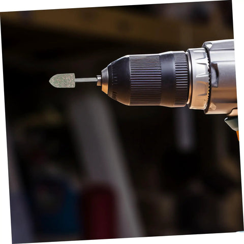 Pro Grade Polishing Buffing Wheel Bits Kit For Rotary Tools Mixed Materials 100 Pieces in use with rotary tool