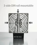 Heavy Duty Rock Solid Industrial Cast Aluminum Electric Air Heater Compact Distribution Box Shop Floor Kick Some Heat 200 Watt