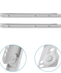 Two Pack 16 Inch Bottom Mount Drawer Slides For Cabinet And Furniture With Detachable Rails And Heavy Duty Ball Bearing