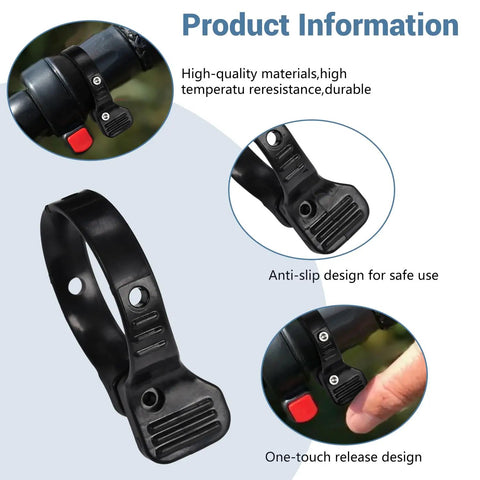 Upgraded Thumb Throttle Adapter For Electric Bikes, Easy Install Throttle Conversion Kit, Replacement Attachment For Rad, Lectric, Pedego, Himiway, Magicycle, And More, Lets You Switch Between Twist Grip And Throttle