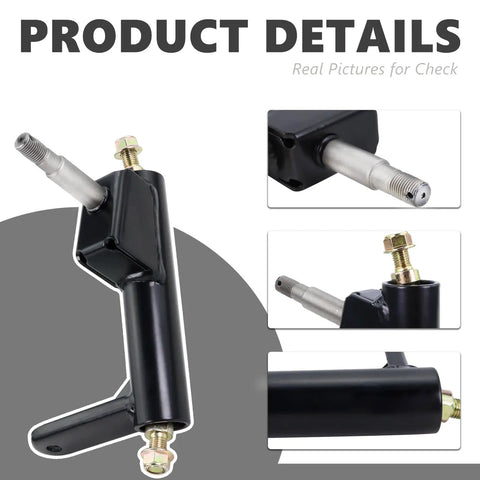 Right Hand Steering Knuckle Spindle For Go Karts Compatible With KT196 CK196 T KT194 196cc 6.5 HP Gas Powered Models