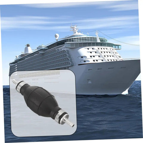 2 Pack Manual Fuel Transfer Siphon Pump Hand Squeeze Liquid Sucker For Gasoline And Diesel Refueling Cars Boats And Outdoor Equipment Portable Lightweight Quick Transfer Kit shown with cruise ship