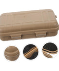 Heavy Duty Outdoor Case With Waterproof, Shockproof All-In-One Storage Box for Camping, Hiking, Fishing and Survival Gear