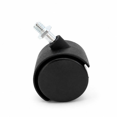RuiJOTWAT 4Pcs Caster Wheels for Oil-Filled Radiators Swivel Casters with Brakes Replacement Wheels for Electric Heaters and Furniture Black close-up