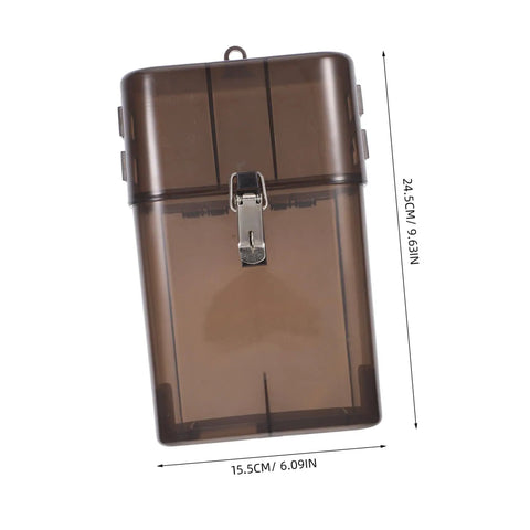 Rock Solid Waterproof Charger Cover For Electric Bike And Ebike Plug Protector Hood, 24.5x15.5cm, clear brown design.