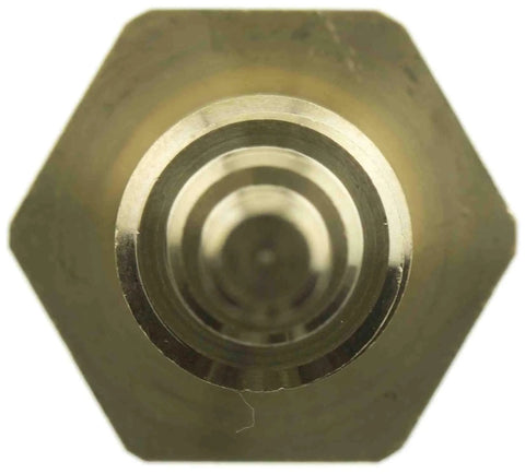 Heavy Duty Engine Coolant Temperature Sensor Direct Bolt Up Replacement For Precise Ecm Readings, top view showing hexagon shape.