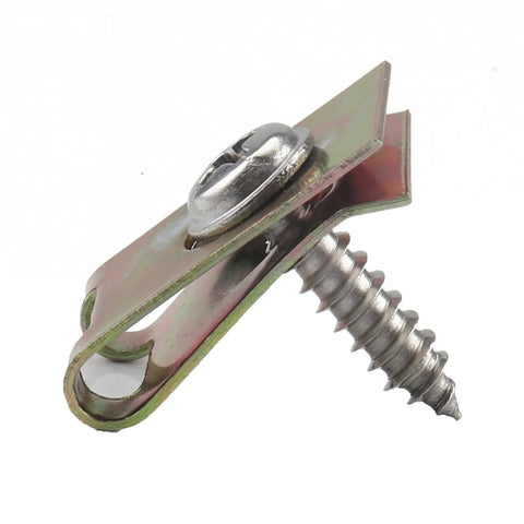 Spring Type U Clip Nuts And Speed Fastener Kit Holds 200 Silver Bumper Retainers Plus Trim Clips Made For Fast Garage Swaps And Diy Car Repairs Giving You Rigid Snap Lock Performance And Zero Frustration Install On Everyday Drives Right Now