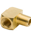 Durable Brass Hose Fitting Elbow For One Eighth Inch One Quarter Inch And Three Eighth Inch NPT Male And Female 90 Degree Connector Garden Hose Joint Weatherproof No Fuss Built To Last Easy Install, brass elbow fitting