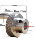 Movable Hand Wheel Round Rotating Machine Tool Handwheel With Sliding Tab Screw Lever Manipulator Gold Finish Dimensions