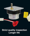 Auger Feed Motor 2.4 RPM 120V Replacement for Pellet Stove Parts with Heatilator CAB50 PS35 PS50 7000-500 PH Heavy Duty