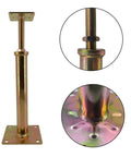 ASTAMOTOR galvanized 6-pack floor jack posts for leveling, height 11–16 in, 6-ton capacity, square base plates.