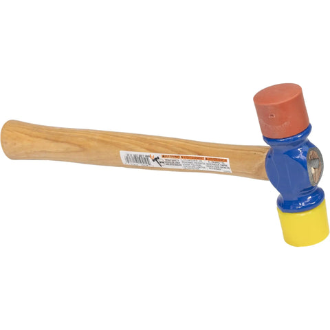 Soft Face Hammer With Two Faces Soft Red For Delicate Surfaces And Hard Yellow For Tough Jobs Your Go To 12 Oz Drop Forged American High Carbon Steel Head Made In The USA SF12 VN19410
