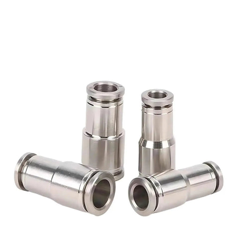 Sick 304 Stainless Steel Pneumatic Quick Connect Fitting For Air Compressor Gas Pipe Pu 4 6 8 10 mm Hydraulic Line Plug Adapter Bulk Pack 50 Pcs Tool For Pros Seeking Quality And Performance On Worksite Ready To Ship Fast. 304 stainless steel quick connect fittings, close-up