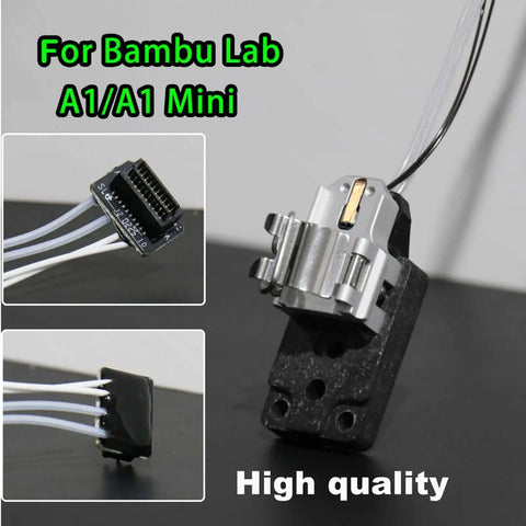 Hotend Heating Assembly For Bambu Lab A1 And A1 Mini 3D Printer Up To 390C With Thermistor Ceramic Heater Base Quick Change Kit