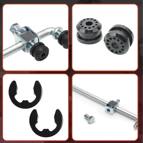 Transfer Case Shifter Control Lever Kit With 2 Clip And Shift Linkage Bushings For Ram 1500 2500 3500 2002 2003 2004 2005 4X4 Models, OE-quality lever and bushings