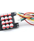 Premium 3S And 4S 12 Volt 5 Amp Active Battery Equalizer Balancer Module for Li Ion LiFePo4 Packs with wiring and capacitors.