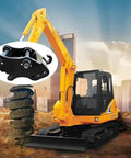Tough As Nails Quick Hitch For Mini Excavators 0.8 To 1.5 Ton With 90mm Span And 25mm Hole Diameter, excavator on site