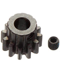 Heavy Duty Steel Pinion Gear 12 Tooth Mod 1 5mm Bore Drop In Upgrade for RC Whips with precision machined teeth.