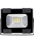 JUDYSSY Led Floodlights 10W 1000Lm Ip65 Waterproof Security Lights, 3000K Warm White flood light with aluminum casing.