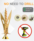 Drywall Anchors With Screws Kit 2026 Upgraded Direct Insertion Expansion Self Drilling for Quick Picture Hanging, features no drilling needed