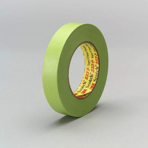 Green masking tape roll, Pro Grade Workhorse Masking Tape 24 Mm By 55 M With Flexible Backing, Sticky Adhesive That Resists Lifting