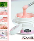 Heat Free Builder Gel Nude Pink For Nails Hema Free Pro Grade UV Gel Strengthen And Build Extensions And Sculpt No Heat Formula