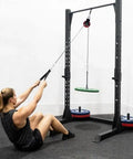 DIY Home Gym Pulley System Block With Roller Wheel Heavy Duty Aluminum Pulley 840 Pound Capacity 360 Degree Rotation