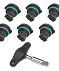 Oil Drain Plug Kit Seven Pack For GM Chevy Cadillac GMC 2019 2021 Models With Removal Tool Replaces 12713651 55498782