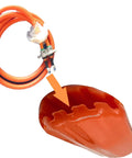 Badass High Voltage Battery Terminal Safety Covers For Electric Vehicles Sae Orange Insulated Caps 12 Pack heavy duty cap detail and cable.