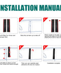 Installation guide for B Pillar Trim Door Molding For Front Passenger And Driver Side Outer Seal on Dodge Grand Caravan and Chrysler Town & Country