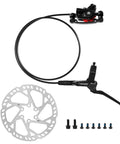 Dual Piston Hydraulic Disc Brake Kit For Mountain Bikes With 160mm Rotors Front Only Trail Ready Stopping Power Smooth Modulation