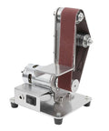 Torch Mini Electric Belt Sander Grinder Machine For Polishing And Smoothing Metal Or Wood Projects Compact Desktop Tool.