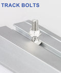 M8x25mm T Slot Bolts For 40 Series Aluminum Extrusion With Hammer Head Drop In Design showcasing assembly on T track