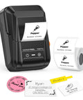 Slick Wireless Bluetooth Label Maker With Smooth Wide Format Printing And Included Tape Roll For No Fuss Home Organization Small Biz Branding And School Supplies printing labels.