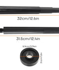 Gimbal bearing alignment and install kit with two black rods 32 cm and 31.5 cm and a bearing tool for marine engines