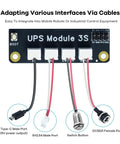 Uninterruptible Power Supply UPS Module For Raspberry Pi And Jetson Nano With Simultaneous Charging And Discharging front view