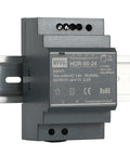 Ultra Slim Step Shape 24V DC DIN Rail Power Supply 60W 2.5A With Wide 85 To 264V AC Input TS 35 7.5 Or 15 Mount Pro Grade Industrial Power Adapter