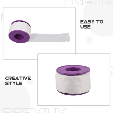 PTFE Thread Seal Tape For Plumbing Waterproof Pipe Tape Quick Wrap For Plumbers Multipack For Emergency Repairs And Installations On Threaded Pipes Versatile Leak Free Sealing Easy Application And Long Lasting Performance, white roll with purple core