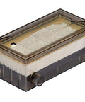 Everflo Compatible Universal Compressor Filter For Home And Industrial Use with clear casing and visible filtration layers